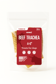 Bonez, Beef Trachea, 20 Sticks, 6 or 10 Inch (size: 6 Inch)